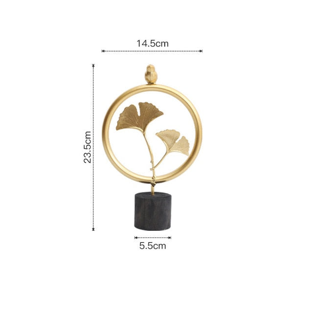 Metal Leaf Decor