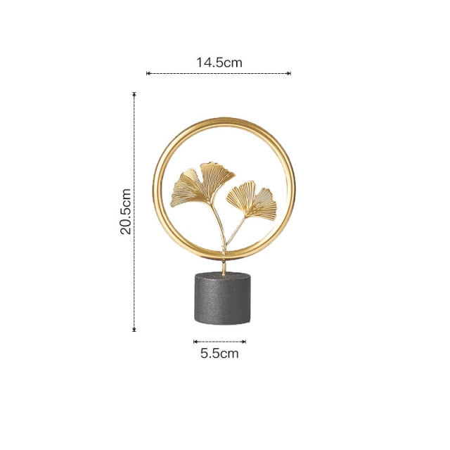 Metal Leaf Decor