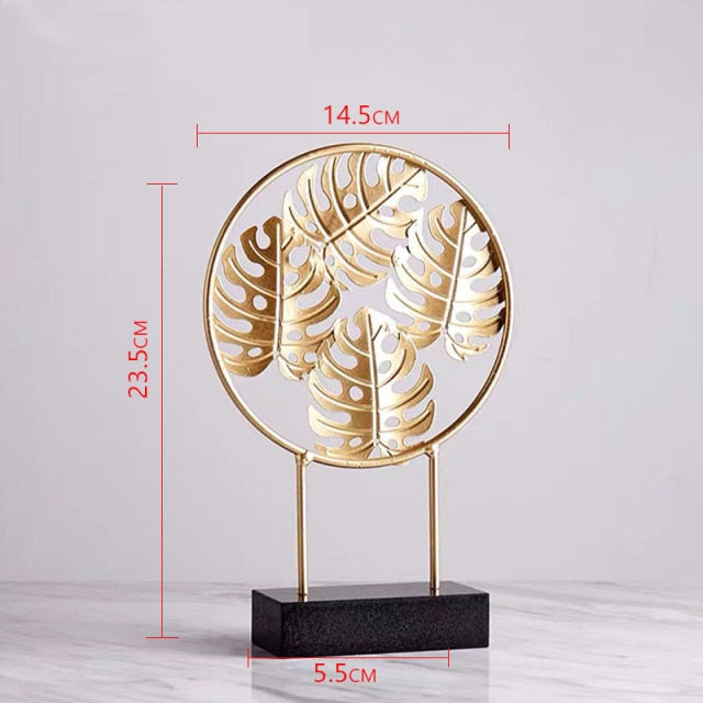 Metal Leaf Decor