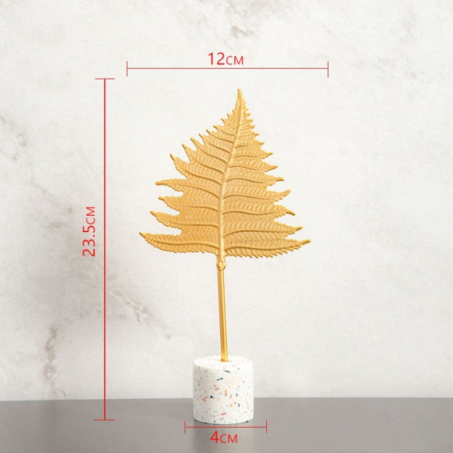 Metal Leaf Decor