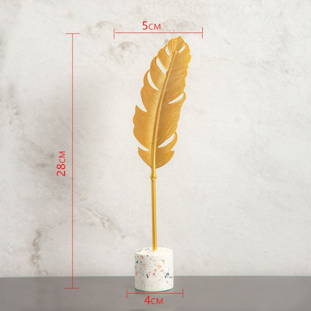 Metal Leaf Decor