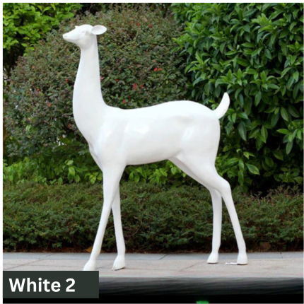 Life size outdoor deer statues | Garden deer sculpture