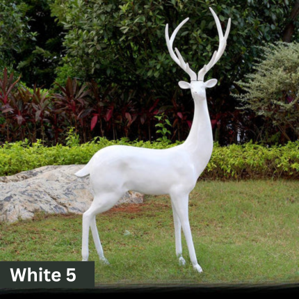 Life size outdoor deer statues | Garden deer sculpture