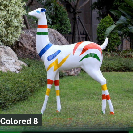 Life size outdoor deer statues | Garden deer sculpture