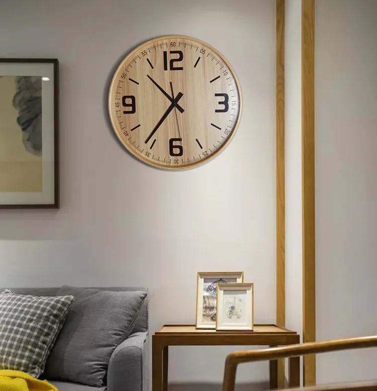 30cm Wooden Wall Clock 