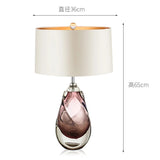 glass base table lamp | Nordic Light luxury