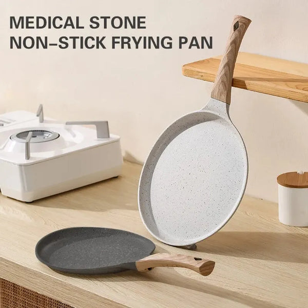 Maifan Stone Frying Pan Set | Versatile Cookware for Gas Stove