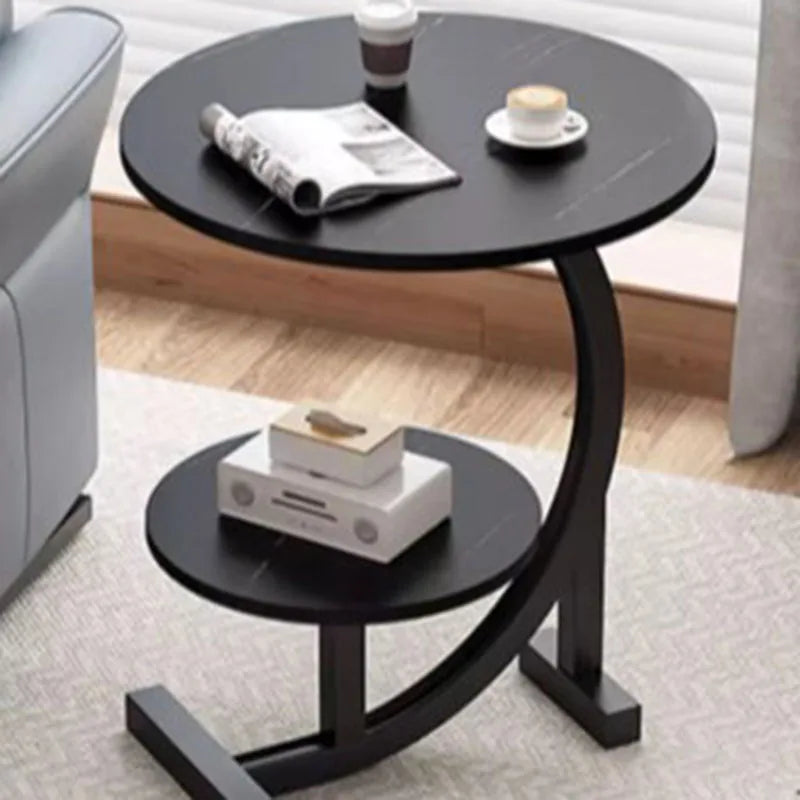 black two floor table