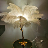 Nordic Ostrich Feather LED Floor Lamp | Elegant Home Lighting