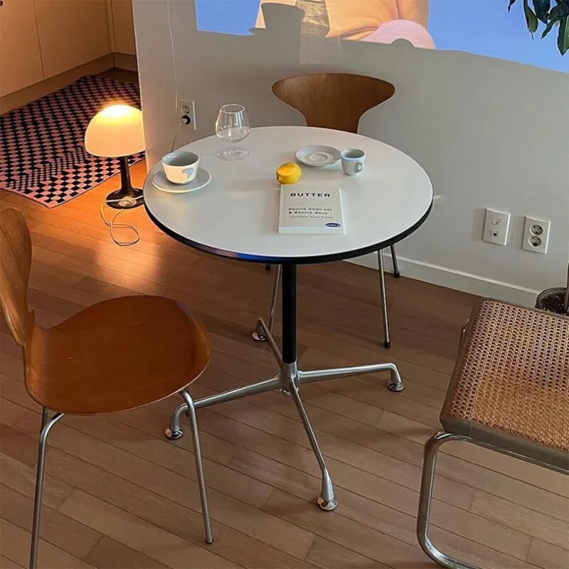 white table with book 