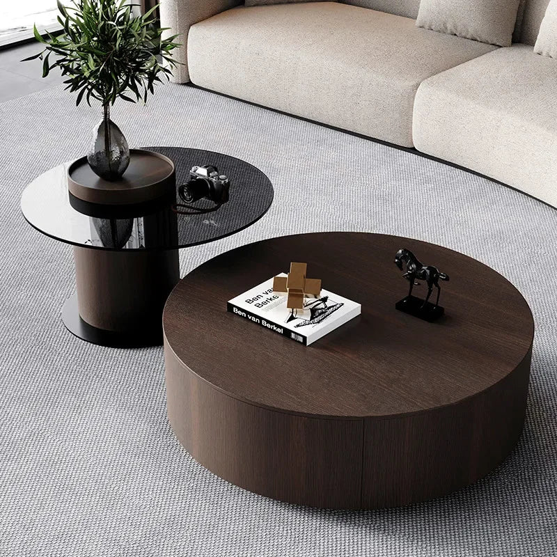 round ottoman coffee table