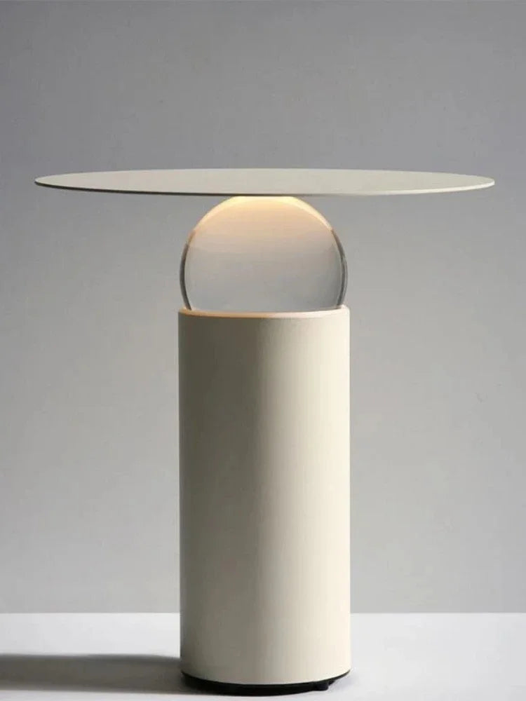lamp with round ball