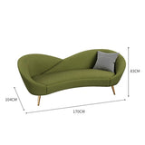 olive green sofa