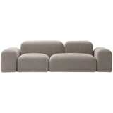 gray color sectional 