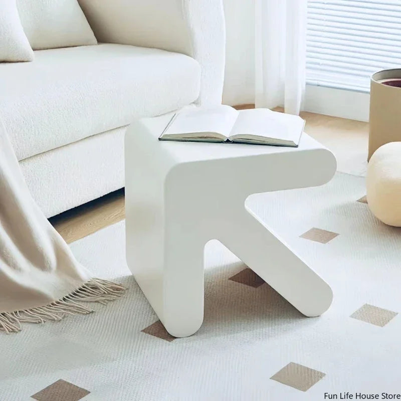 white design table