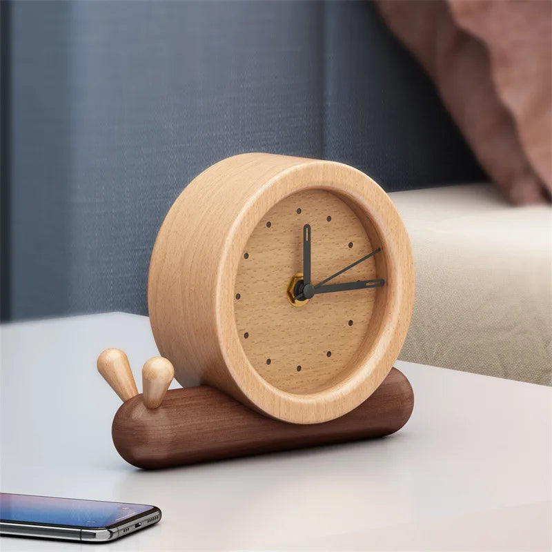 Walnut Solid Wood Small Clocks 