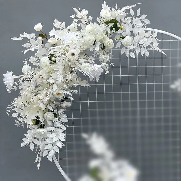 Silk Flower Arch Decor | Artificial Hanging Floral Display