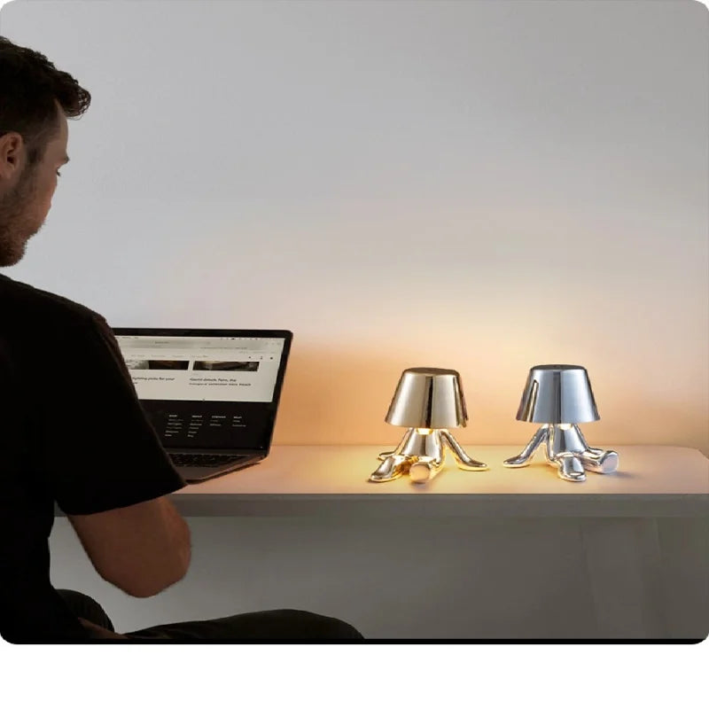 qichemaoy LED Touch Control Table Lamp 