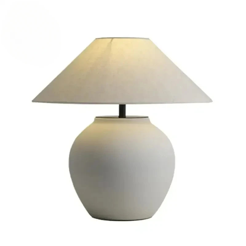 Wabi Sabi Ceramic Table Lamp | Bedside & Living Room Lighting