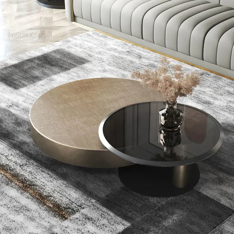 round  living room table