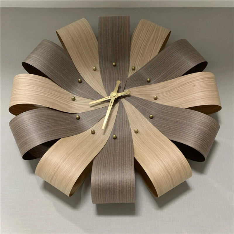 Round Shape  Wooden Wall Clock 