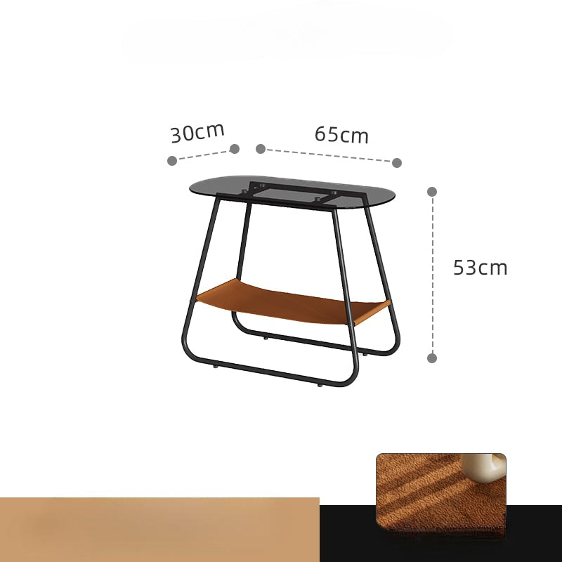 glass top coffee table |RIEL