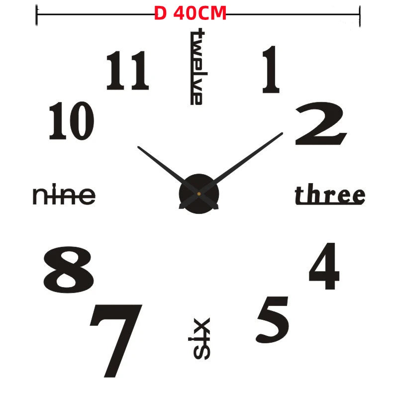 Gold Mute Clock