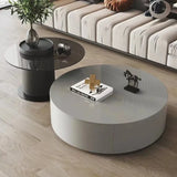 gray round table