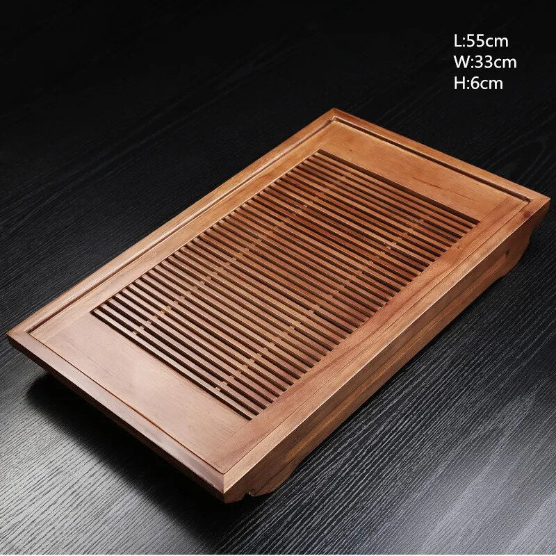 wooden serving tray