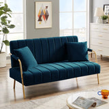 blue color  sofa seat