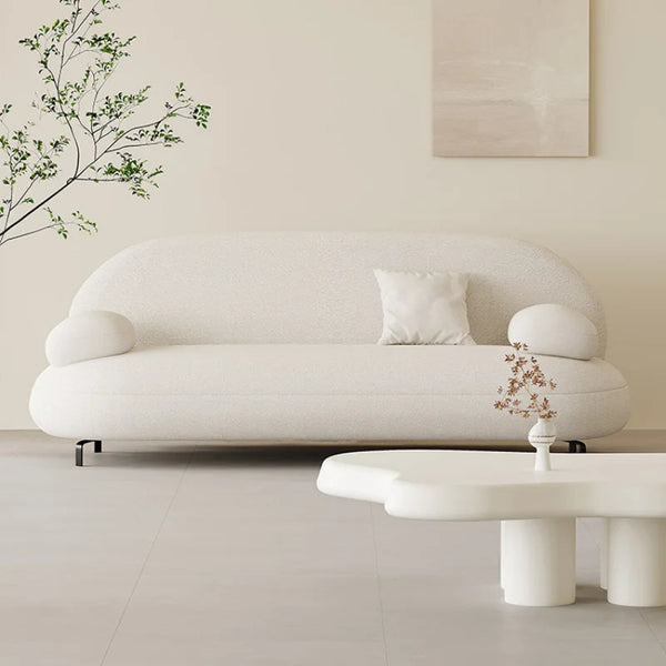 cream design sofa