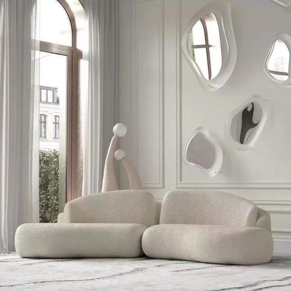 modern living room curved sofa 
