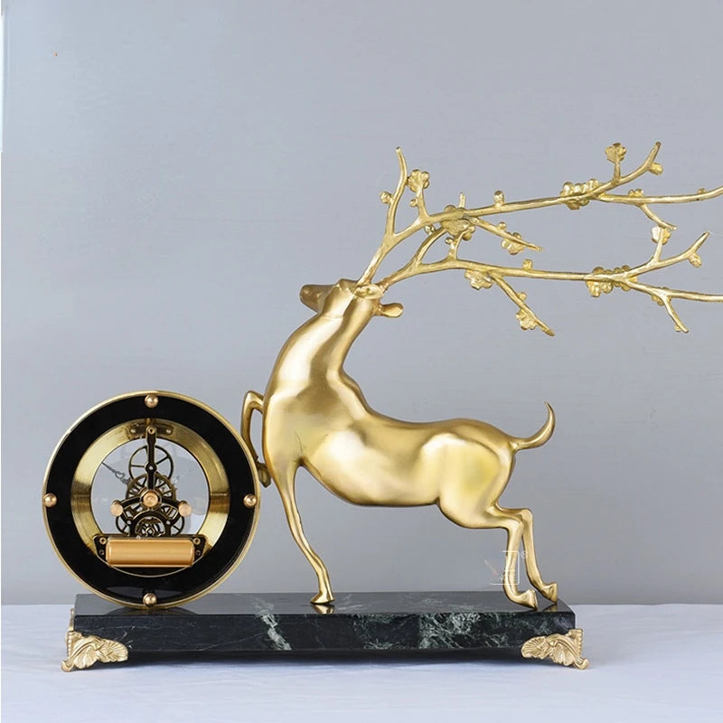 unique design deer clock