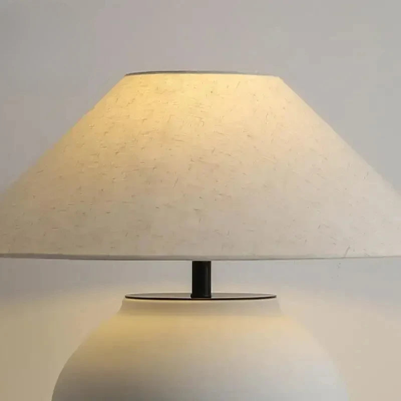 Wabi Sabi Ceramic Table Lamp | Bedside & Living Room Lighting