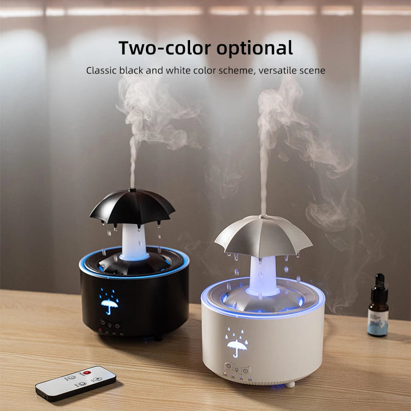 Raindrop Aroma Diffuser | Colorful Cloud Humidifier