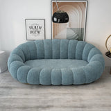 curved sofa living room