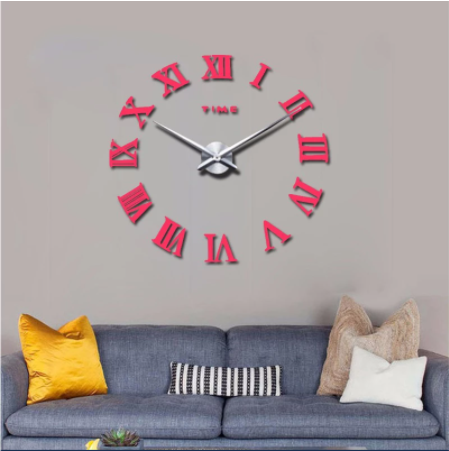 Roman numeral wall clock