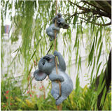 hanging sloth garden statue