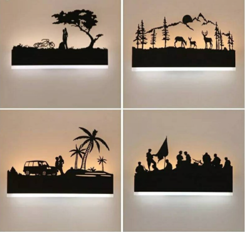 Decorative wall lamps