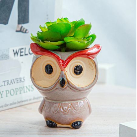 Owl Flower Pot