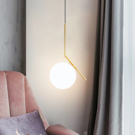 single hanging lamp