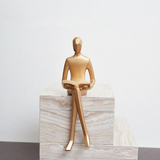 Golden Man Sculpture