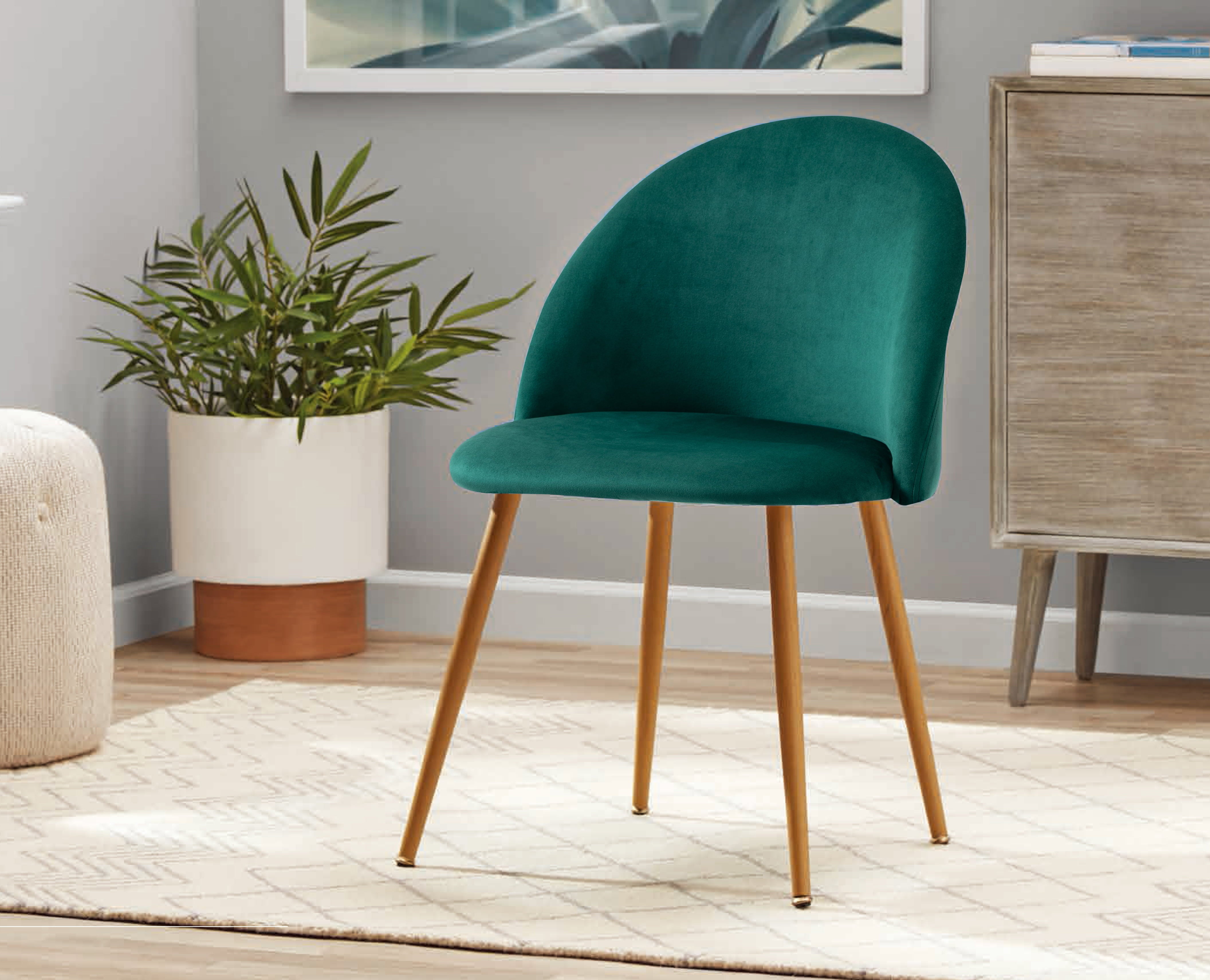 Retro accent chairs