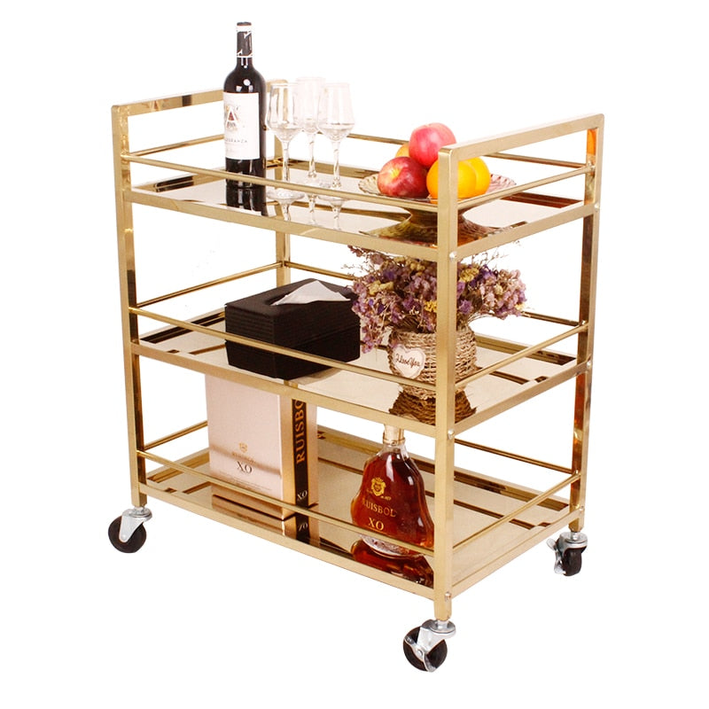 Serving Tray Cart with Wheels