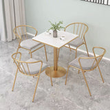 square shape table and chairs