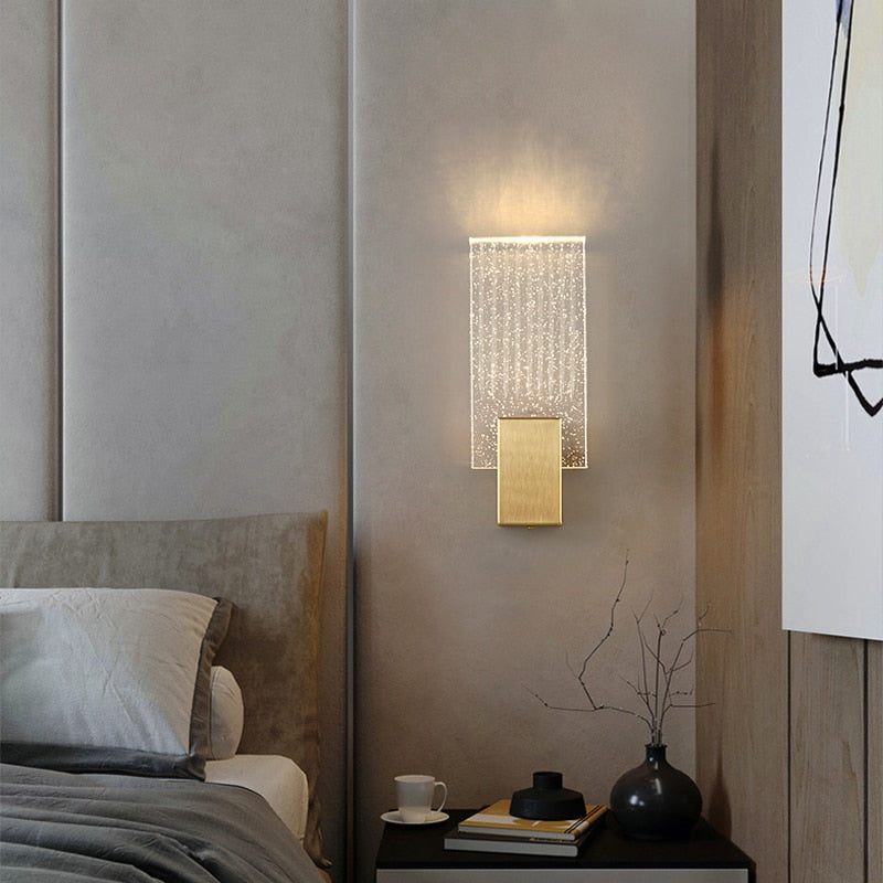 ribbed wall light