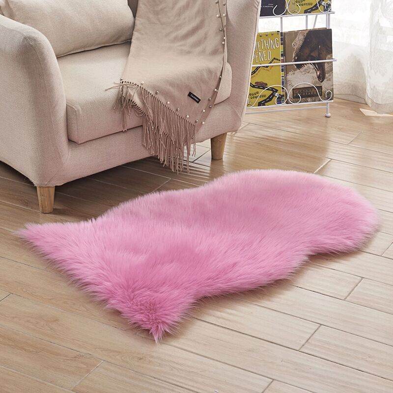 Faux fur rug