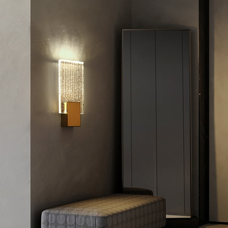 ribbed wall light