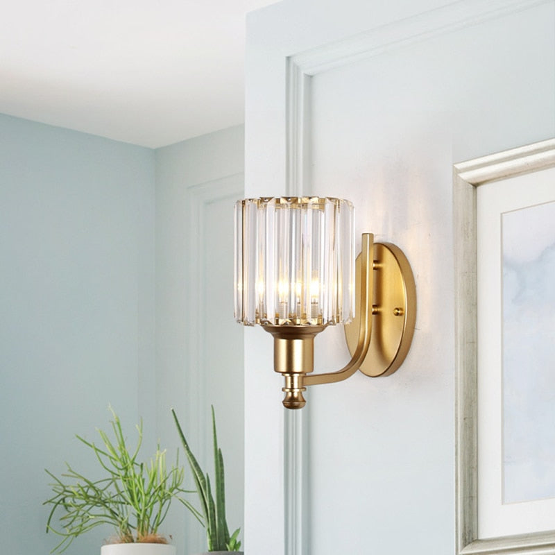 Crystal sconce lights