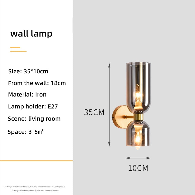 size view of lamp